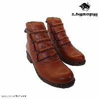 کفش نیم بوت کد314رنگ عسلی سایز36