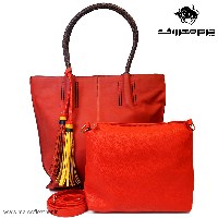 کیف اداری  روزمره دوشی کد1557رنگ قرمز شبرو