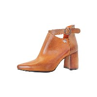 کفش مجلسی پاشنه پنج سانت کد724رنگ عسلی سایز 38.5