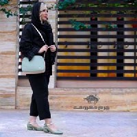 کفش مجلسی مدل آترین رنگ سبزکرم سایز 40