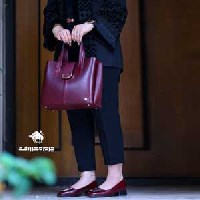 کفش مجلسی مدل آذین رنگ زرشکی سایز 37