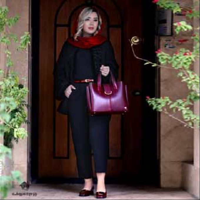 کفش مجلسی مدل آذین رنگ زرشکی سایز 40