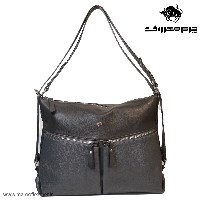 کیف اداری کوله پشتی دوشی کد611رنگ طوسی