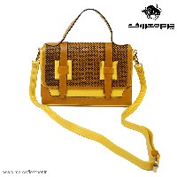 کیف روزمره مجلسی دستی دوشی کد1538رنگ زردلیزری