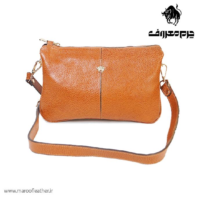 کیف روزمره دوشی کدزد42رنگ عسلی فلوتر