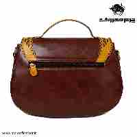 کیف روزمره مجلسی دستی دوشی کد1533رنگ خردلی