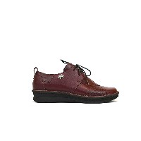 کفش دست دوزطبی روزمره کد306رنگ زرشکی سایز38