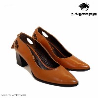 کفش مجلسی پاشنه هفت سانت کد727رنگ عسلی سایز36