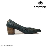 کفش مجلسی پاشنه پنج سانت کد305رنگ سبزسایز39