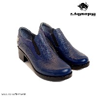 کفش اداری روزمره پاشنه سه سانت کد502رنگ سورمه ای سایز37